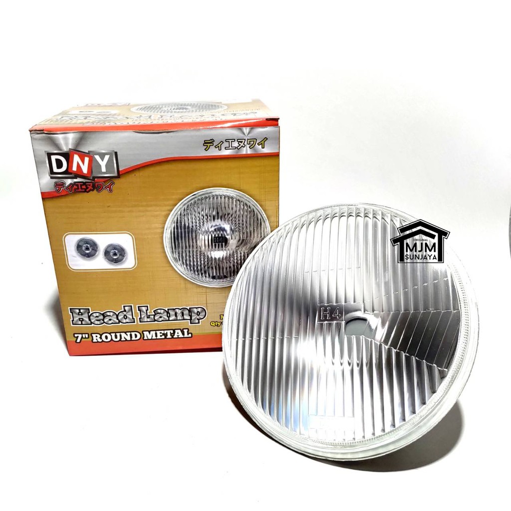 Jual Lampu Sealed Beam Cembung Head Lamp Depan Universal Bulat 7 Inci 7 ...