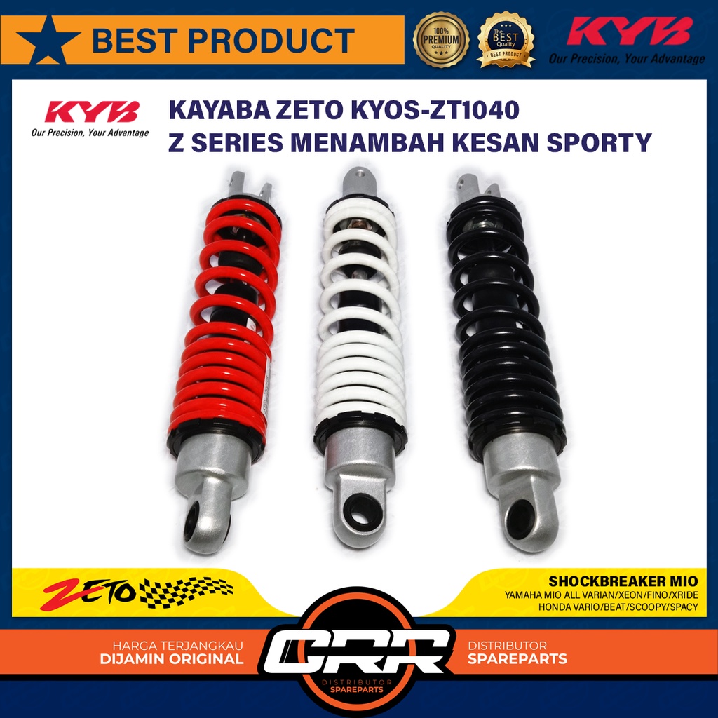 Jual Sok Belakang Kayaba Zeto Mio Beat Vario Xeon Fino XRide Scoopy Spacy Suzuki Nex