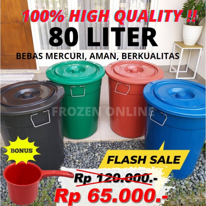 Jual Ember Liter Plastik Gentong Bak Air Mandi Tong Air Plastik Cuci Merah Shopee