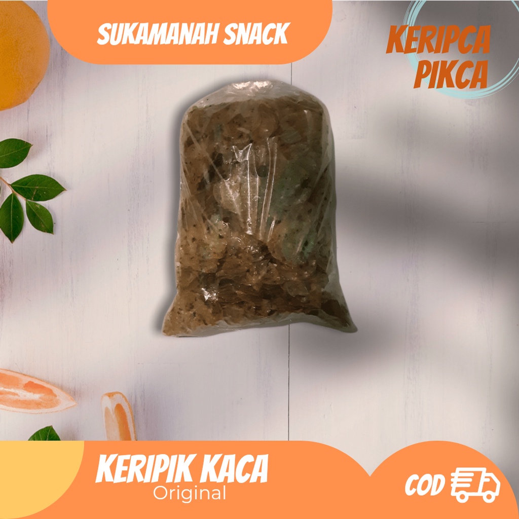 Jual Keripik Kaca Original 1 Kg Kripca Pikca Sukamanah Snack Shopee