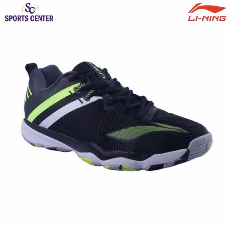 Jual New Sepatu Badminton Lining Ranger 4.0 IV Drive AYTQ053 6 Black Green Shopee Indonesia