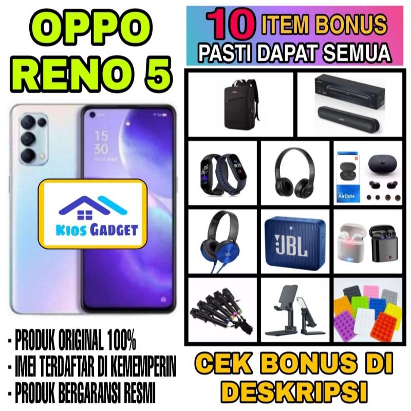 Jual HP Oppo Reno 5 RAM 8 GB Terlengkap & Harga Terbaru Agustus 2026 ...
