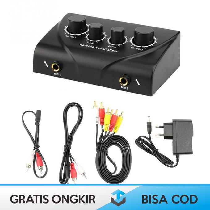Jual MIXER AUDIO MINI ORIGINAL ECHO TD 20 ORIGINAL AMPLIFIER KARAOKE