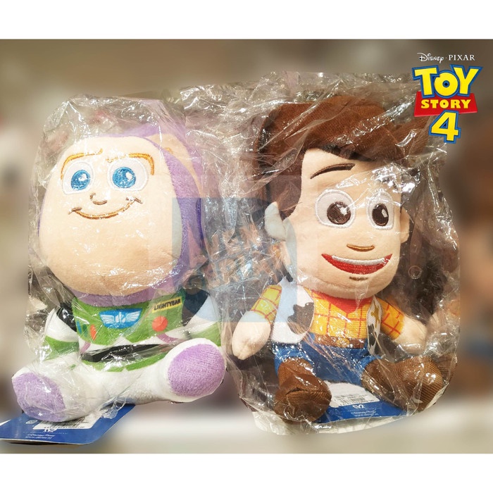 Jual Toy Story 4 Buzz Lightyear & Woody Plush Small Tinggi 20 Cm ...