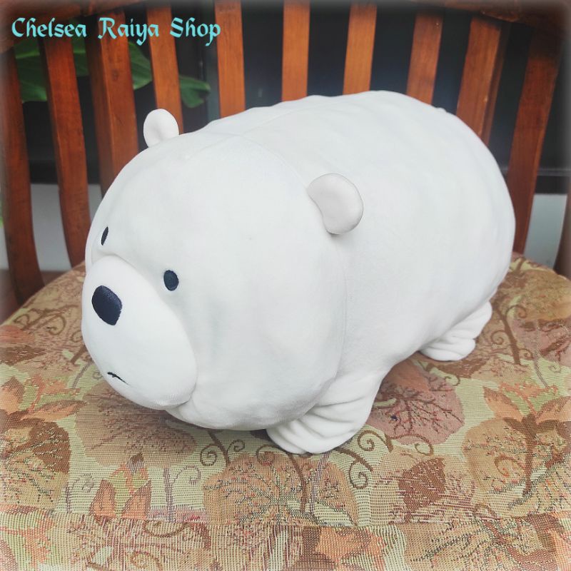 Jual Miniso X We Bare Bear Plush Boneka Ice Bear 22x35cm Beruang Kutub Salju Shopee Indonesia 