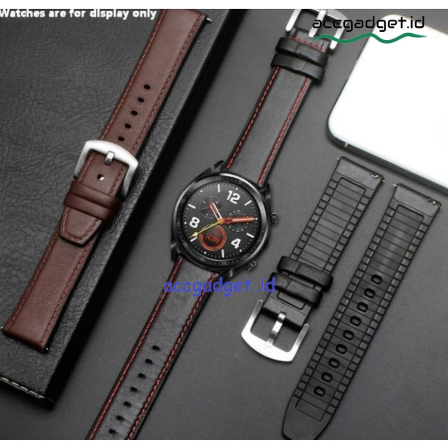 Jual Tali Strap Jam Kulit Rubber Smartwatch Eggel Tempo 1 / Tempo 2 ...