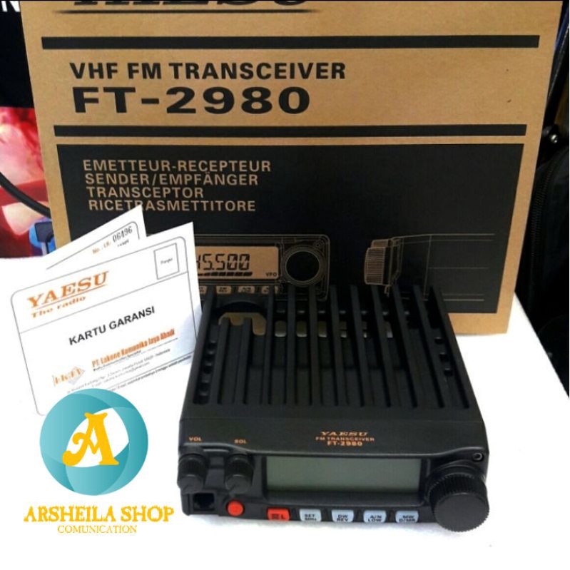 Jual Radio Rig Yaesu Ft 2980 Vhf 80 Watt Original Musen Japan Shopee Indonesia