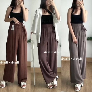 Sivali Janelle Highwaist Crinkle Pants