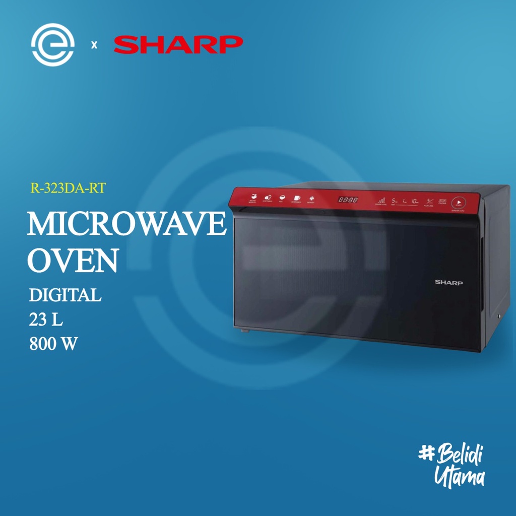 Jual SHARP Microwave Oven Digital 23 Liter R-323DA-RT | Shopee Indonesia