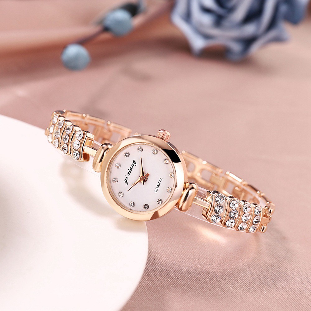 Jual JAM TANGAN WANITA CESARI JAM044G1 GOLD PESTA DIAMOND MEWAH