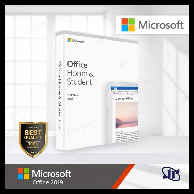 Jual Microsoft Office 2019 Home And Student FPP Software Original Pc
