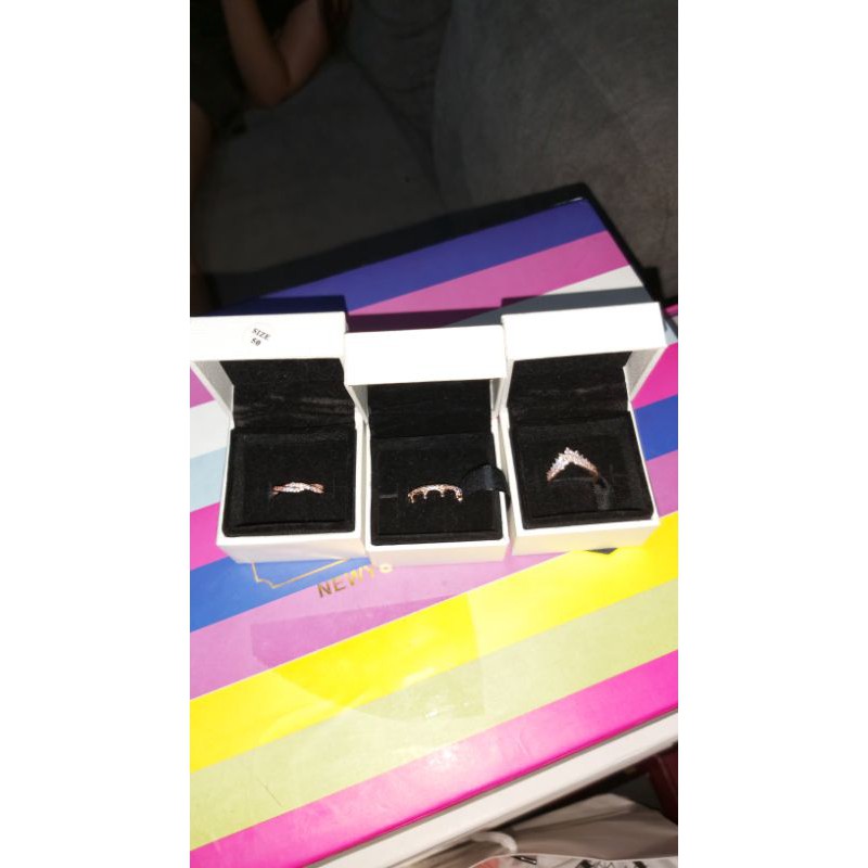 Jual P4ND0R4 Princess Wishbone Ring Original Full Packaging | Shopee ...