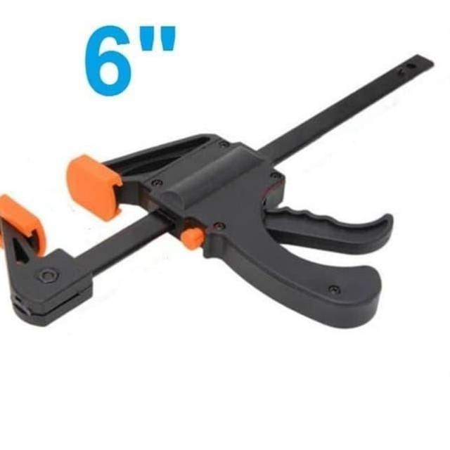 Jual F Clamp Klem Kayu F Diy Woodworking Alat Jepit Kayu Inch Shopee Indonesia