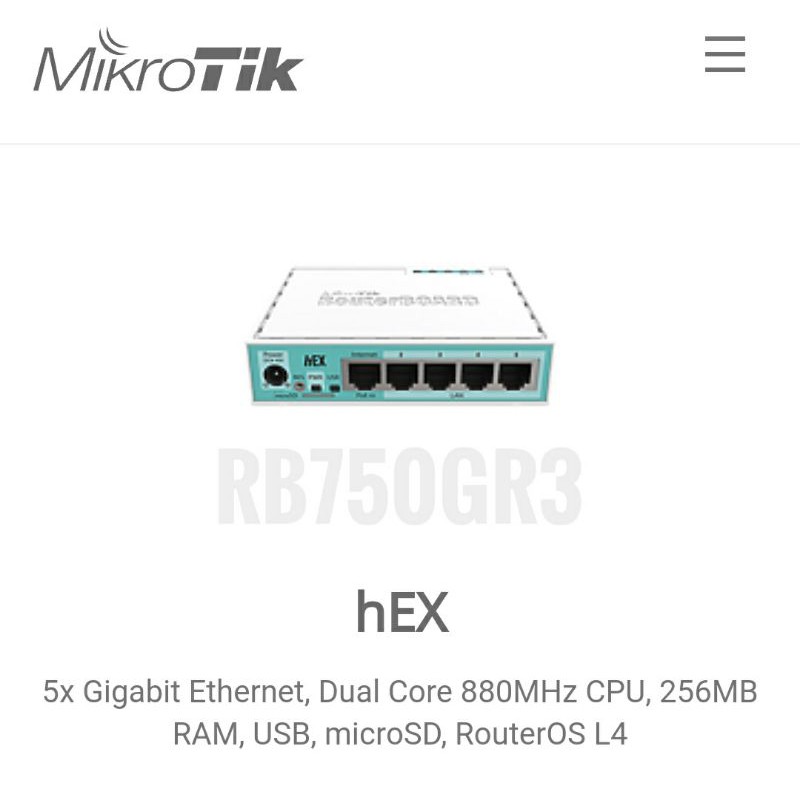 Jual Mikrotik RB750Gr3 - hEX | Shopee Indonesia