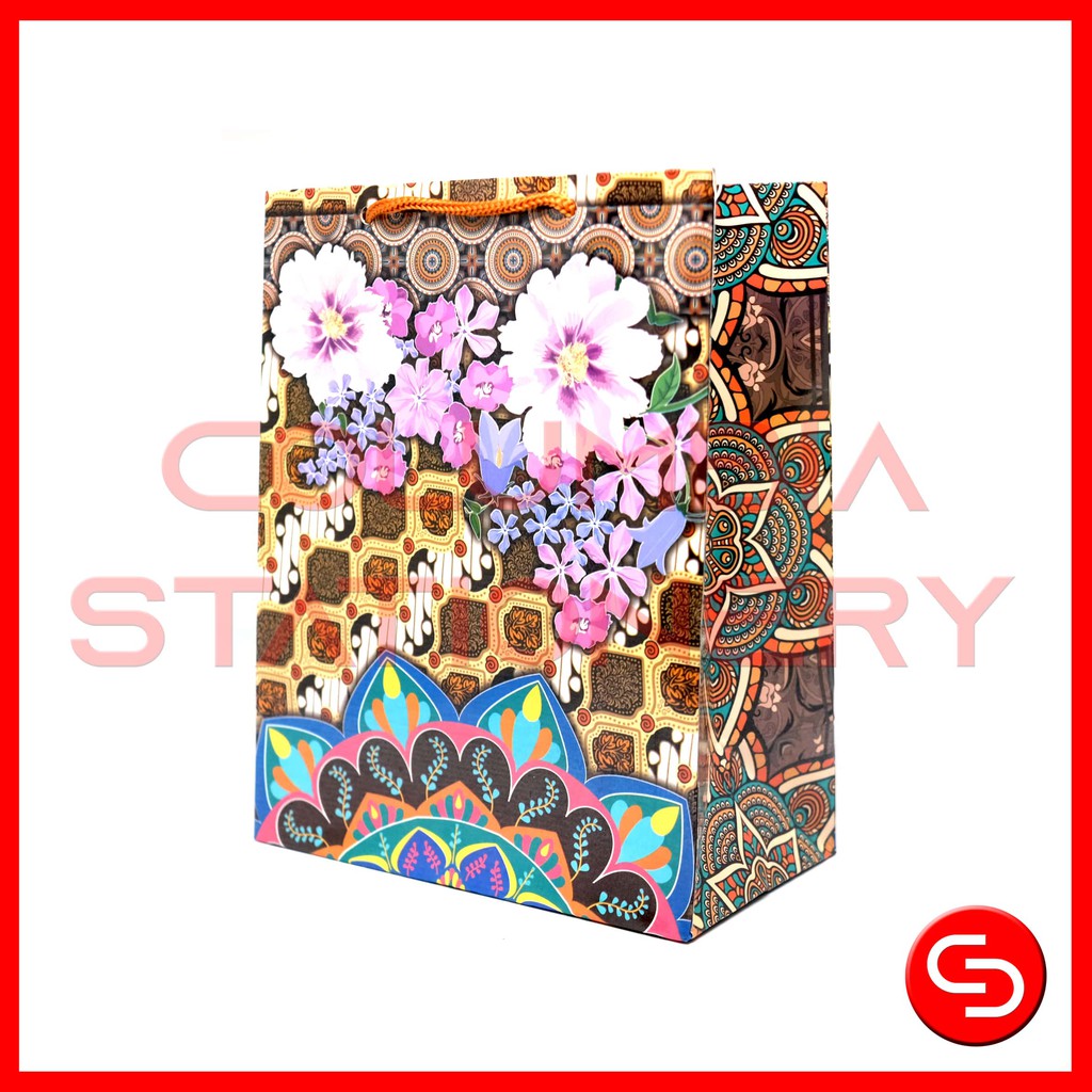 Jual Paper Bag Batik Ukuran Kecil Sedang Besar Pcs Shopee Indonesia