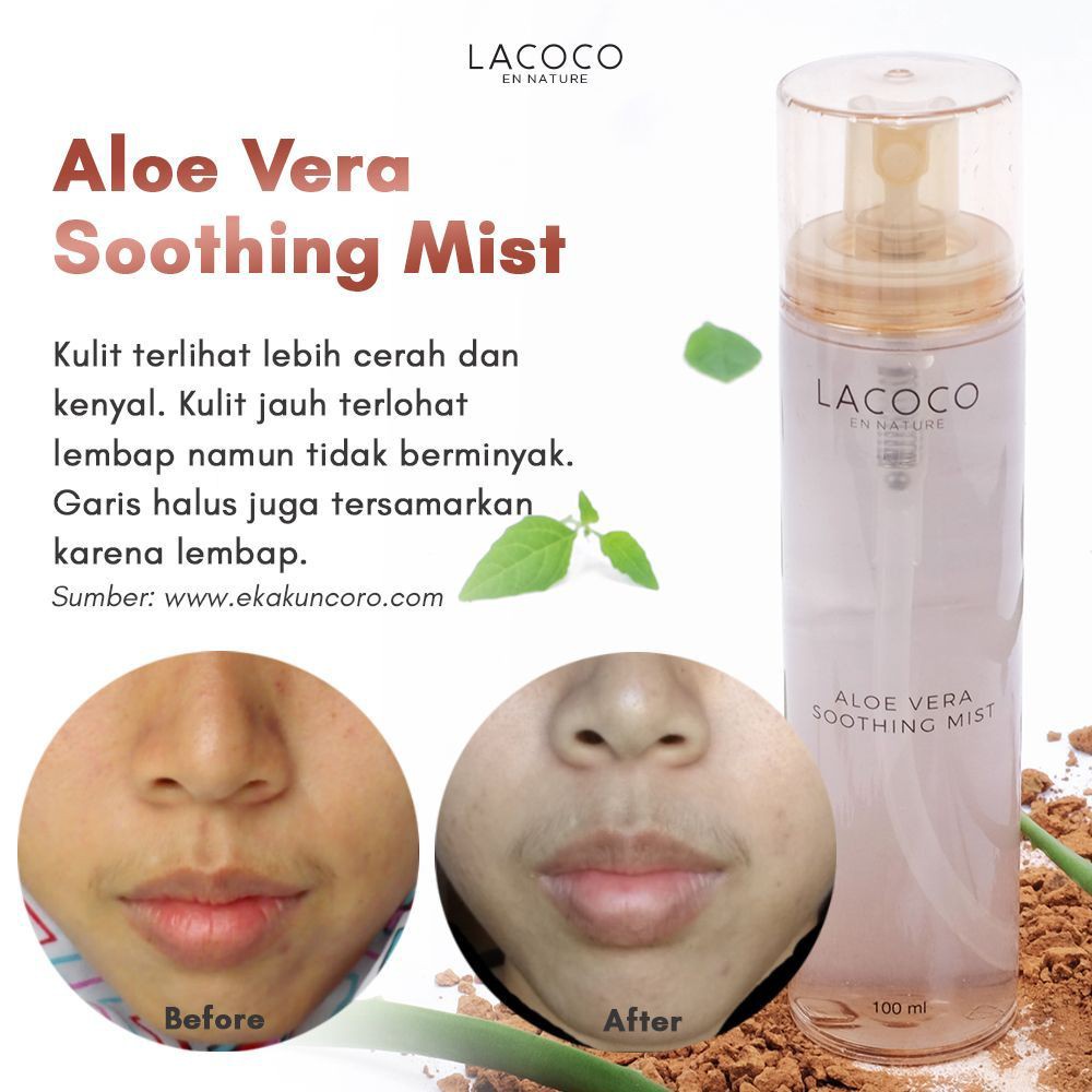 Jual Pelembab Wajah Yang Bagus Untuk Kulit Kering Lacoco Aloe Vera Soothing Face Mist Nasa 