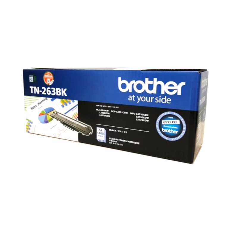 Toner Brother Original TN263 BK for DCP-L3551CDW, MFC-3735CDN, dll - Original Resmi (3)