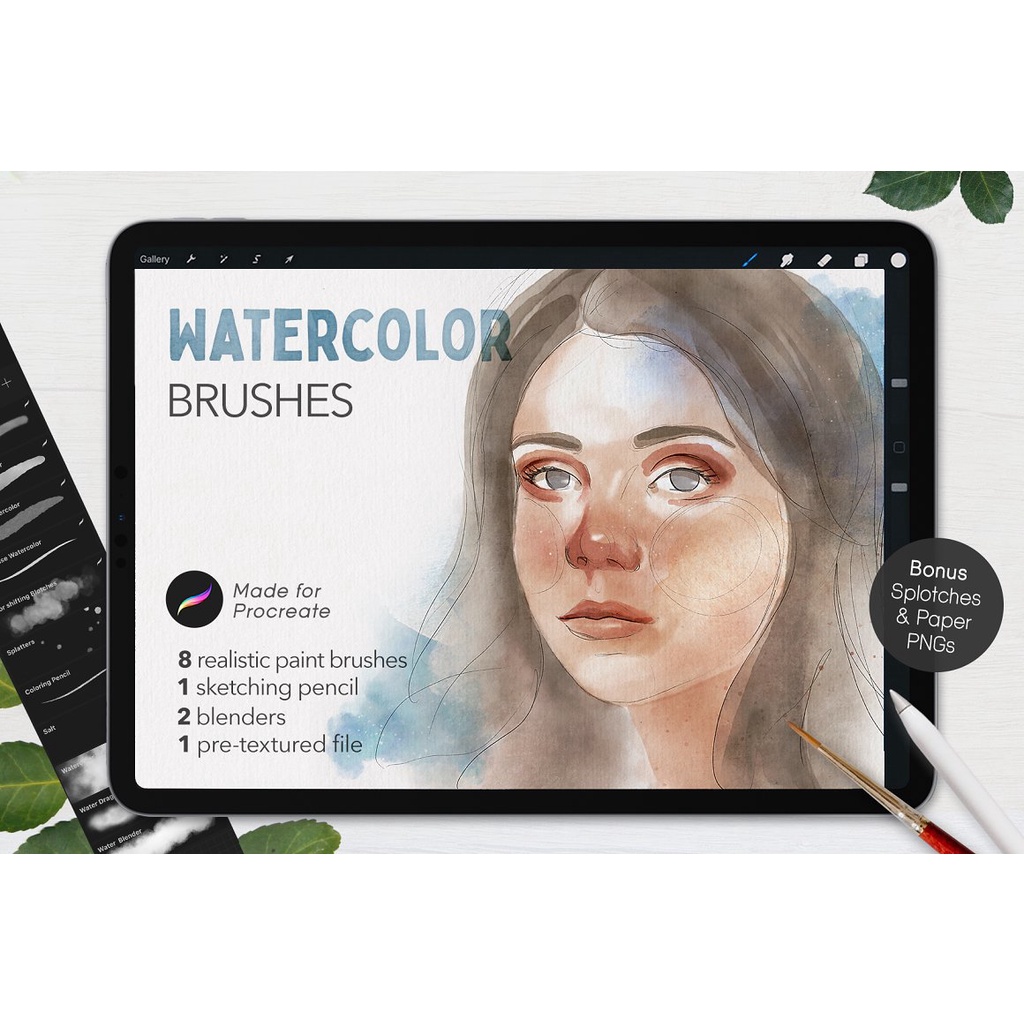 Jual Procreate Brush Ultimate Watercolor Brushes for Procreate Shopee Indonesia