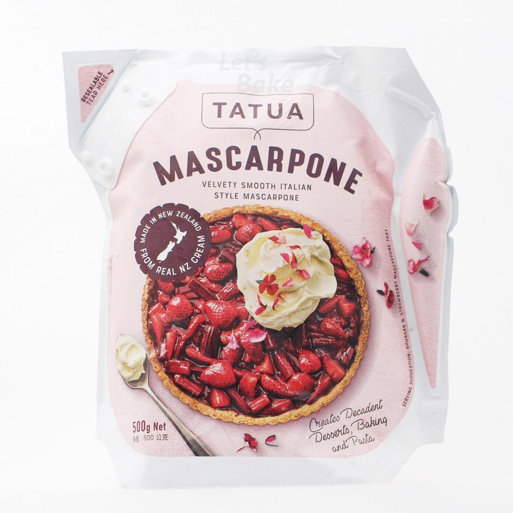 Jual Tatua Keju Mascarpone 500 gr / Mascarpone Tatua Cheese Halal