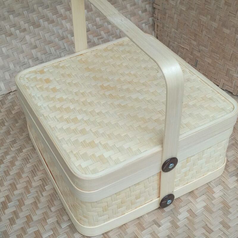 Jual Rantang Hampers Bambu Kotak Oval Susun 1 Ukuran 25 cm | Shopee ...