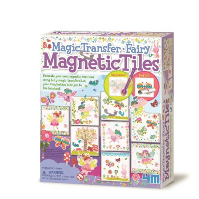 Jual 4M Magic Transfer Fairy Magnetic Tiles (ORIGINAL) | Shopee Indonesia