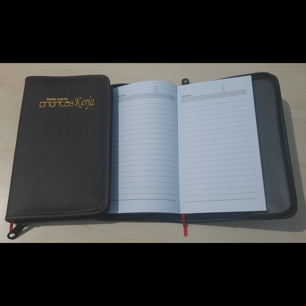 Jual Buku Notes Catatan Agenda Deluxe Agenda Prioritas Kerja Resleting ...