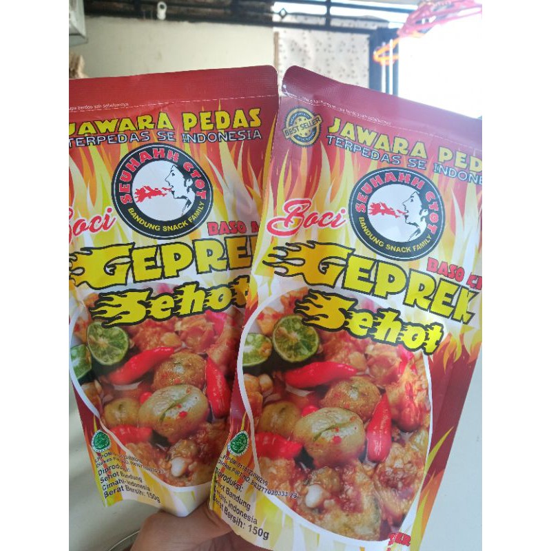 Jual Boci Baso Aci Sehot Geprek Ter Pedas [cengek Rawit Domba] [ready