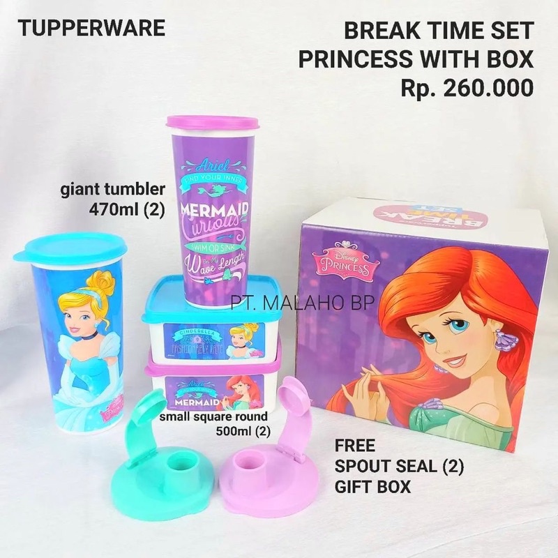 Jual PRINCESS BREAK TIME SET (1 TEMPAT MAKAN DAN 1 TUMBLER) | Shopee ...