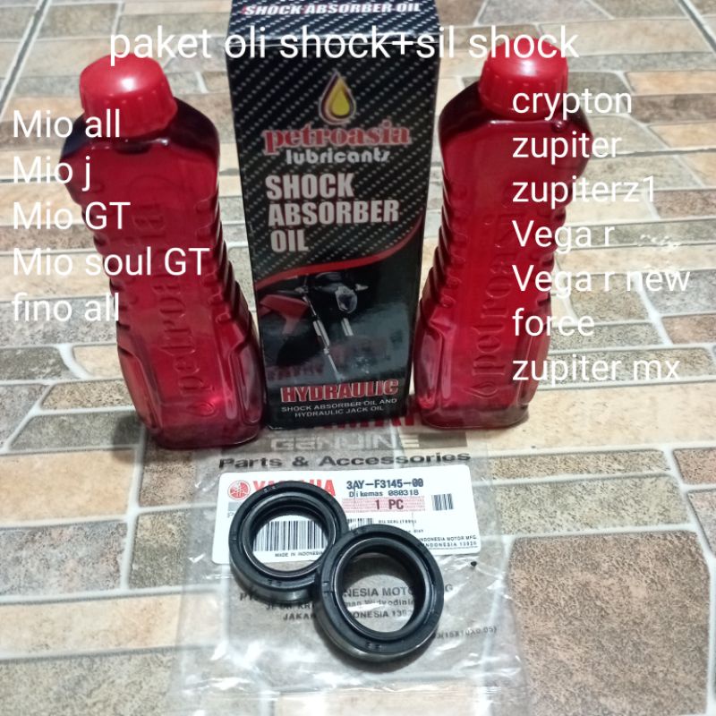 Jual paket oli shock + seal shock depan mio all. fino xeon jupiter vega
