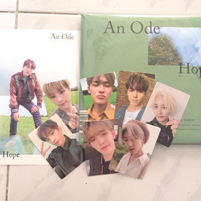 Jual Seventeen an ode hope real begin version album only photocard ...