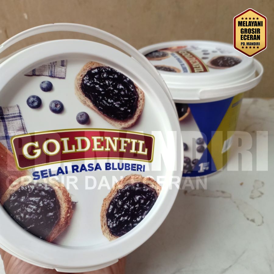 Jual GOLDENFIL SELAI RASA BLUBERI 1 KG | Shopee Indonesia