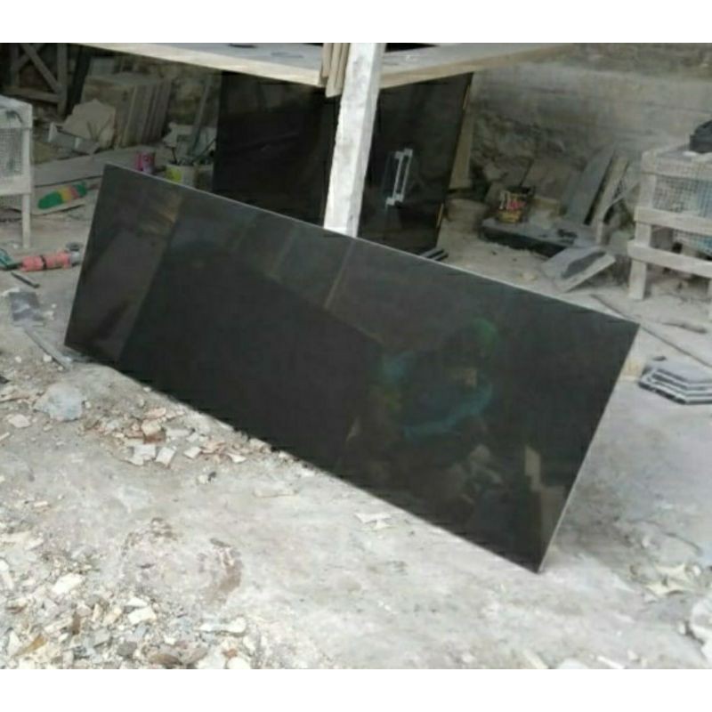 Jual Lembaran Batu Granit Alam Warna Hitam | Shopee Indonesia