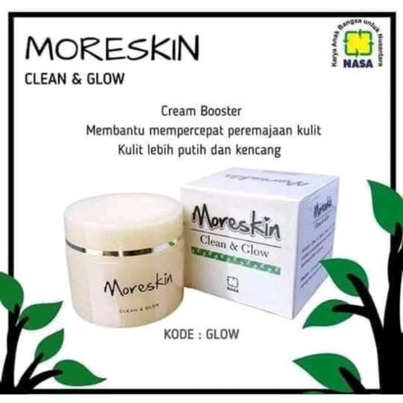 Jual MORESKIN CLEAN AND GLOWWAJAH MENJADI GLOWINGWAJAH MENJADI PUTIH