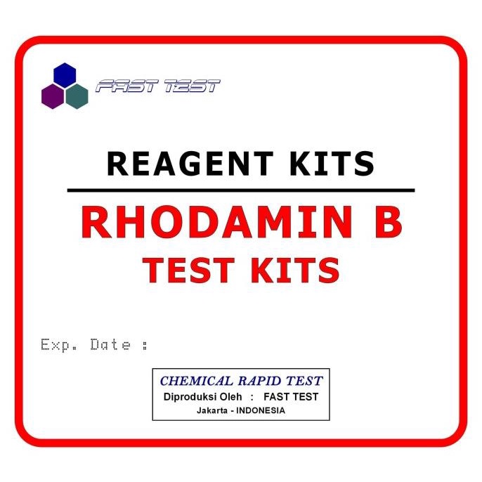 Jual Test Kit Rhodamin B, Alat Uji Cepat Kandungan Pewarna Rhodamine-B ...