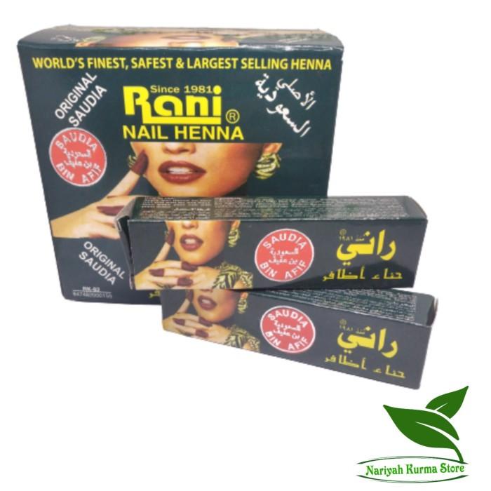 Jual Henna | Pacar Kuku Rani Kone Arab/Pacar Kuku Rani Arab/Hena Rani ...