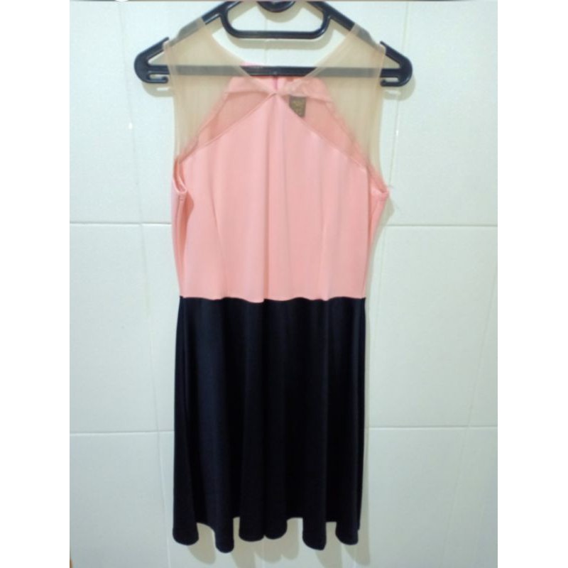 Dress 2024 hitam pink