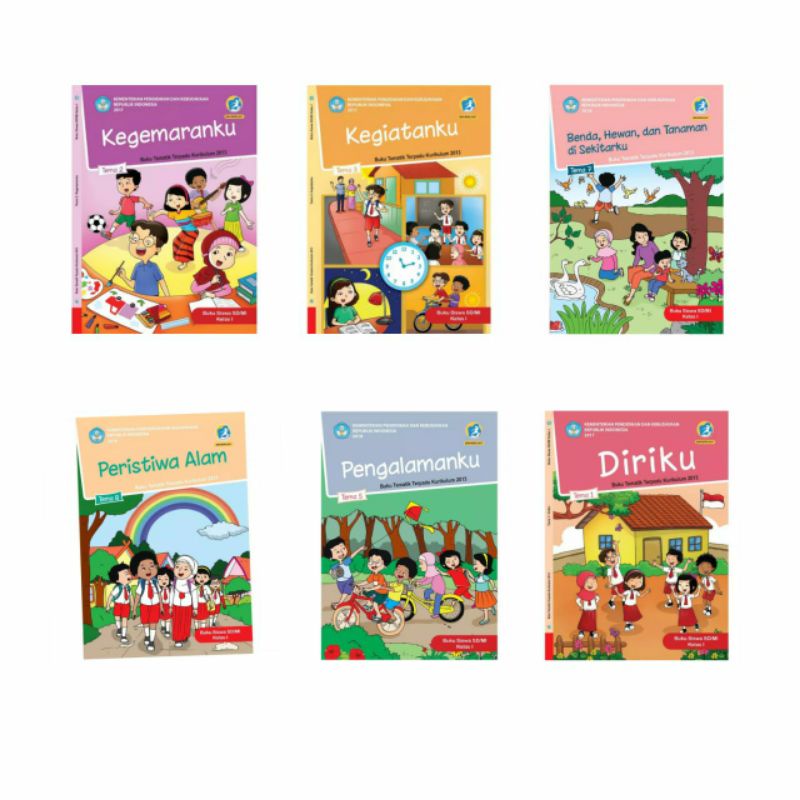 Jual Buku Tematik Kelas 1 Sd Semester 1 dan 2 terlengkap | Shopee Indonesia