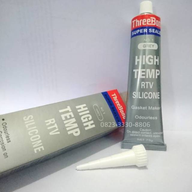 Jual Gasket Threebond High Temp RTV Silicone Super Sealer Grey 75g 30g ...
