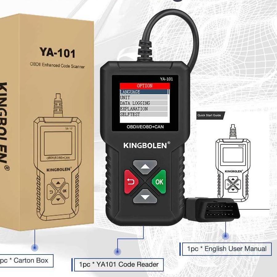 Jual Alat OBD2 Pembaca Kode Diagnostik Mobil Otomotif Deteksi Kerusakan