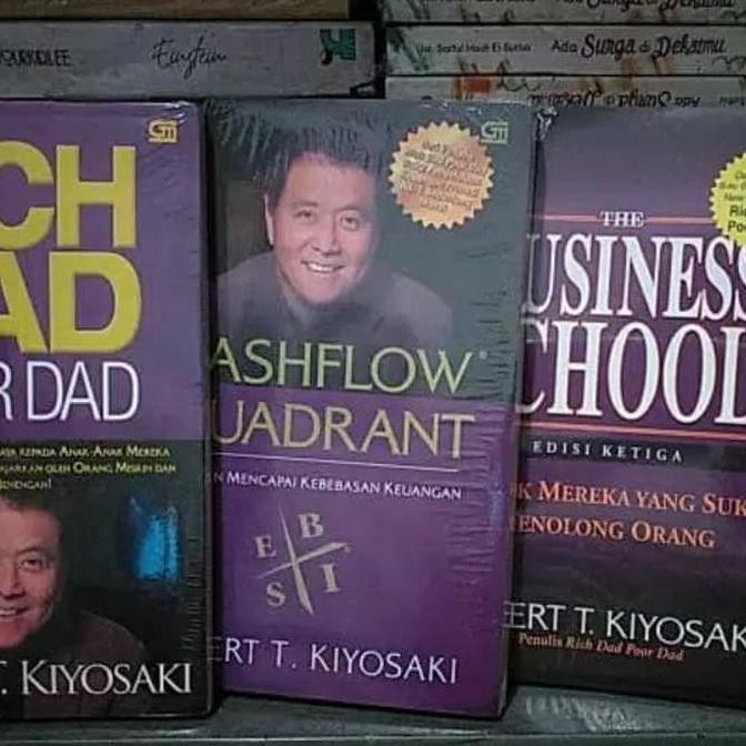 Jual Paket 3 Buku Rich Dad Poor Dad, Businnes School & Cashflow ...