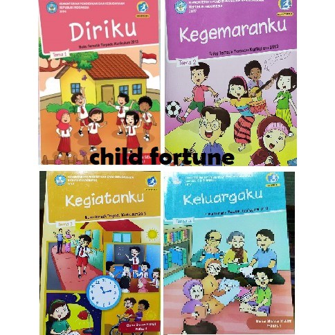 Jual Buku Tematik Terpadu Kelas 1 SD Semester 1 Tema 1-4 Kurikulum 2013 ...