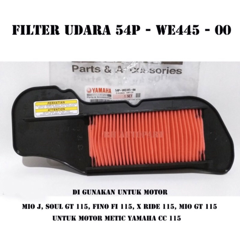 Jual Busa Filter Saringan Udara Mio J Mio GT Soul GT Fino X Ride 115 cc