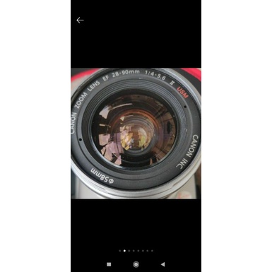 Jual Kamera Vintage Canon Kiss Digital + EF 28-90mm f4-5.6 II USM