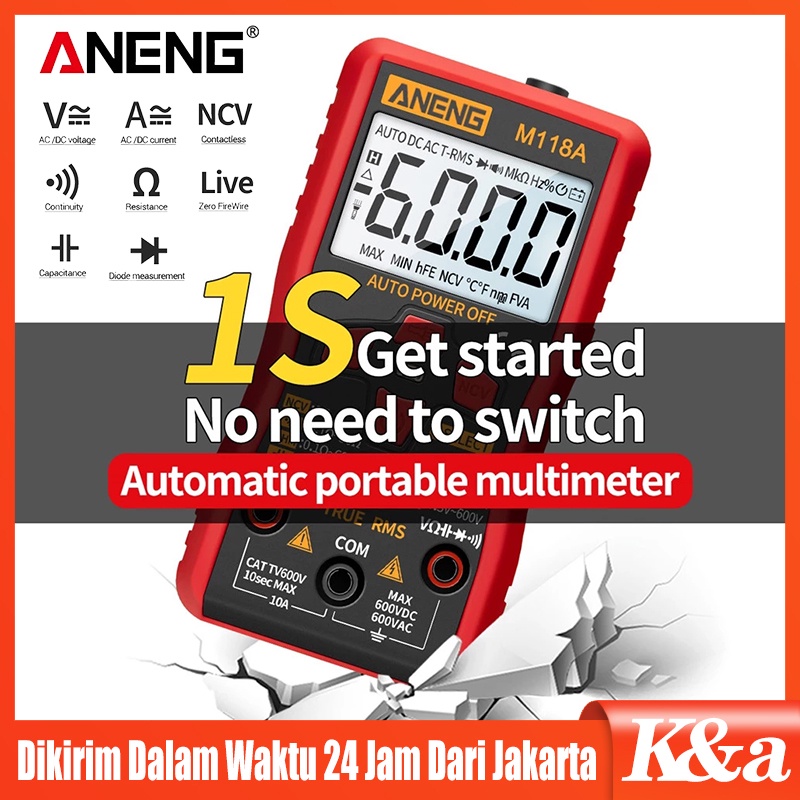 Jual Multimeter Digital Avometer Multitester NCV Original Shopee