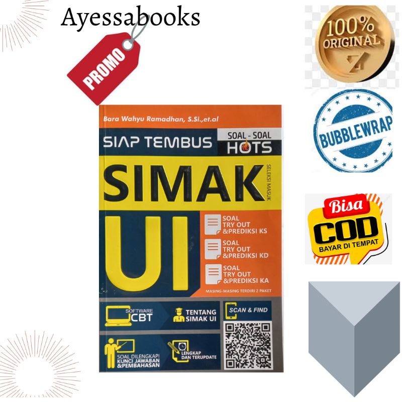 Jual BUKU SOAL SIAP TEMBUS SIMAK UI-CHARISSA PUBLISHER | Shopee Indonesia