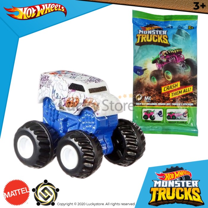 Jual Hot Wheels Monster Trucks Mini Collection - Milk Monster | Shopee ...