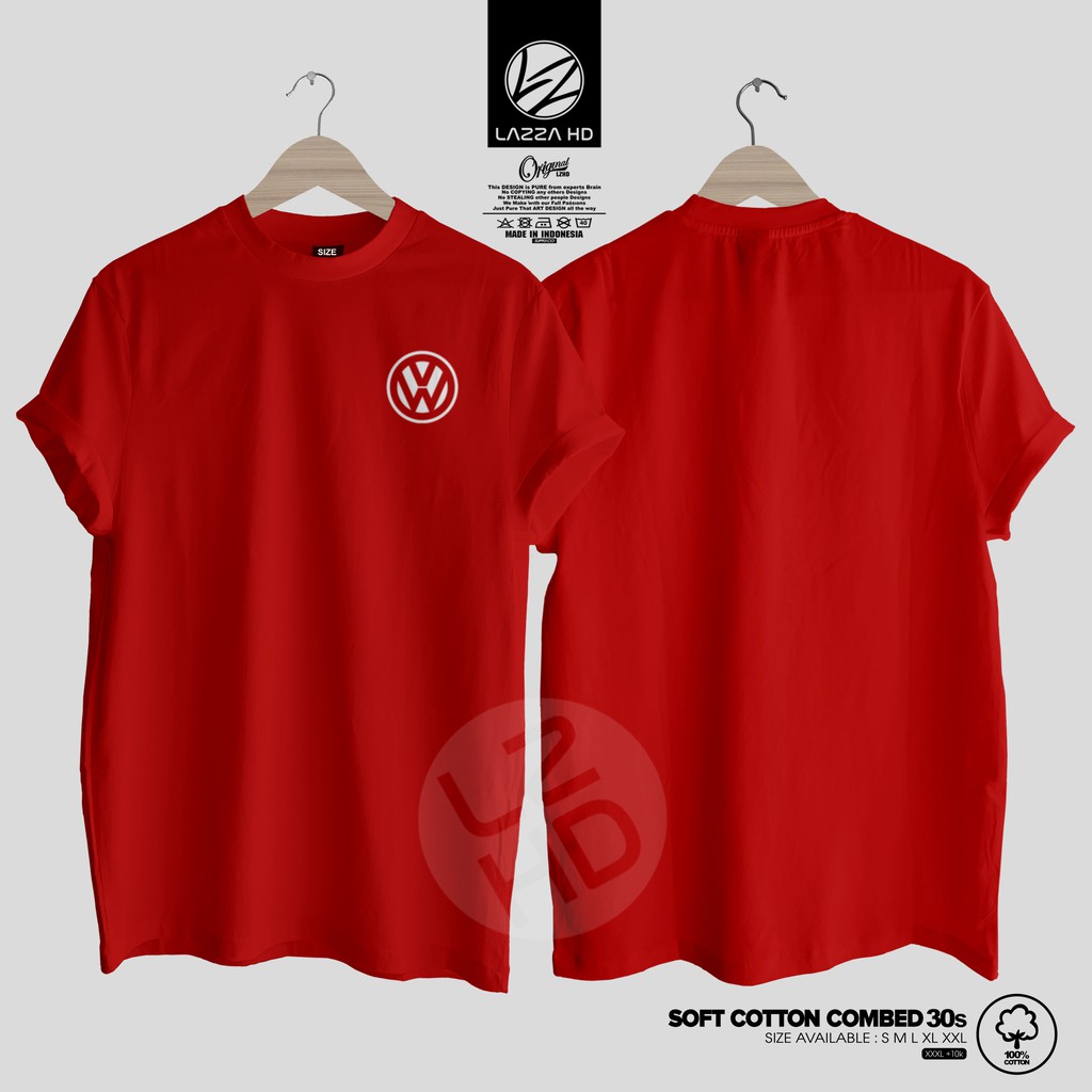 Jual Kaos Baju Distro Volkswagen VW Logo Simple Dada Terlaris