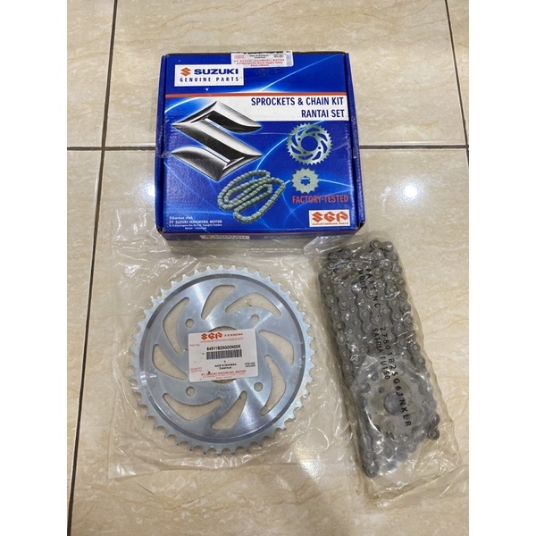 Jual GEAR GIR RANTAI SET SATRIA FU NEW FACELIFT 2013 2014 ORIGINAL ORI ...