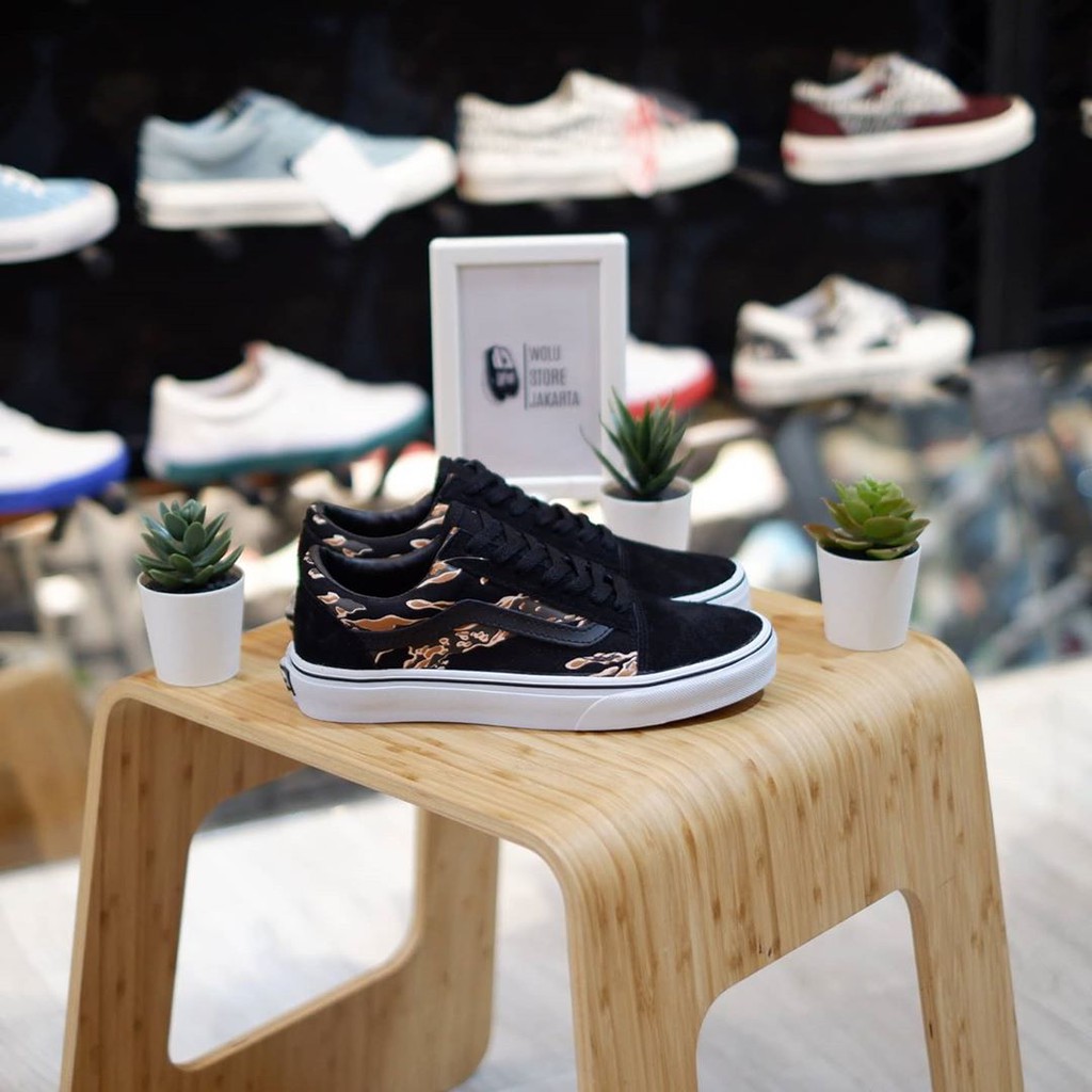 vans old skool tiger camo