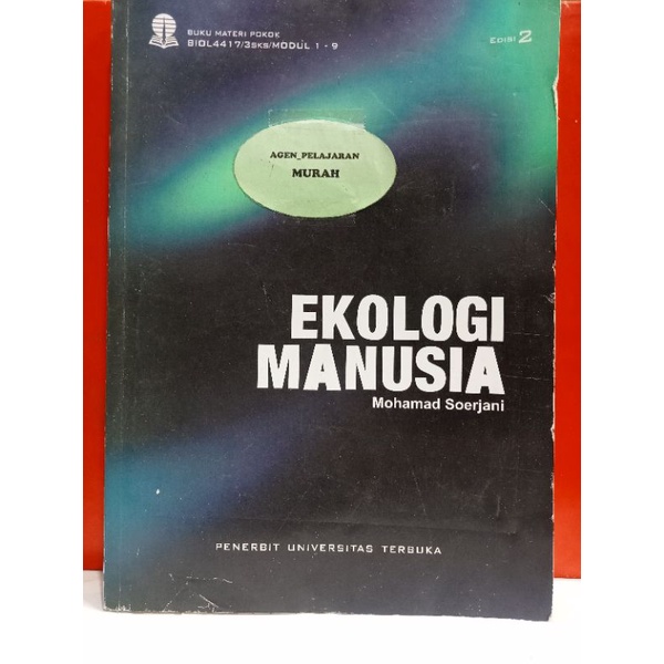 Jual BUKU EKOLOGI MANUSIA EDISI 2 (MOHAMAD SOERJANI) | Shopee Indonesia